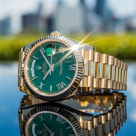 rolex 228328|rolex green dial day date.